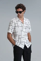 Taner Erkek Basic Gömlek Regular Fit Ekru