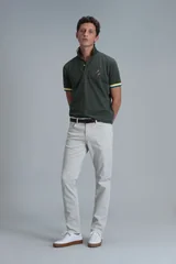 Match Smart Erkek Polo Tişört Zeytin Yeşili