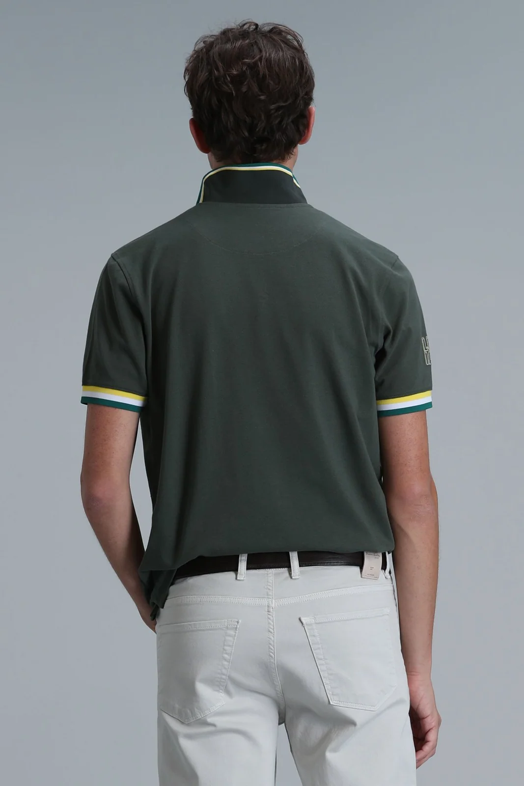 Match Smart Erkek Polo Tişört Zeytin Yeşili