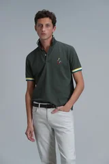 Match Smart Erkek Polo Tişört Zeytin Yeşili