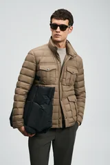 Goose Feather Male Coat Soıl