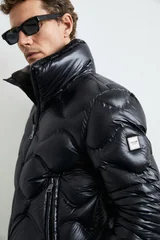 Goose Feather Male Coat Black