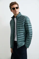 Andy Men's Goose Down Puffer Jacket Green