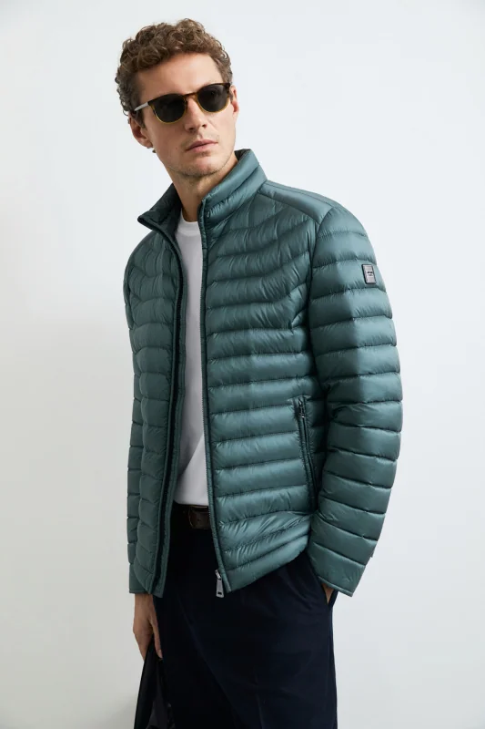 Andy Men's Goose Down Puffer Jacket Green