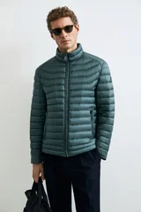 Andy Men's Goose Down Puffer Jacket Green