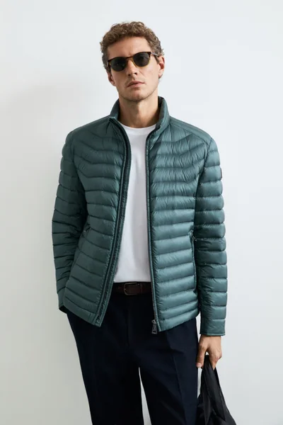 Andy Men's Goose Down Puffer Jacket Green