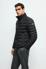 Lukas Men's Goose Down Puffer Jacket Black