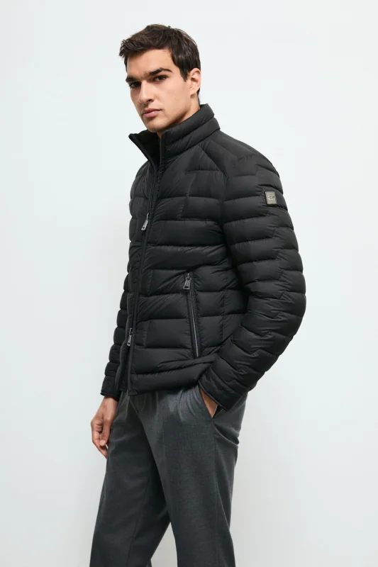 Lukas Men's Goose Down Puffer Jacket Black