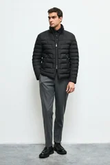 Lukas Men's Goose Down Puffer Jacket Black