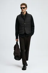 Soon Men's Down Puffer Tech Vest Black