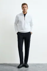 Chase Erkek Sweatshirt Kırık Beyaz