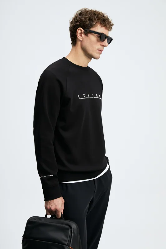 Cooper Erkek Sweatshirt Siyah
