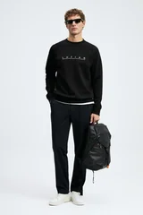 Cooper Erkek Sweatshirt Siyah