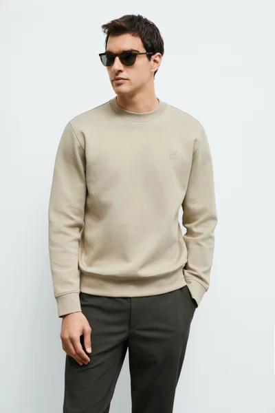 Grand Erkek Sweatshirt Bej
