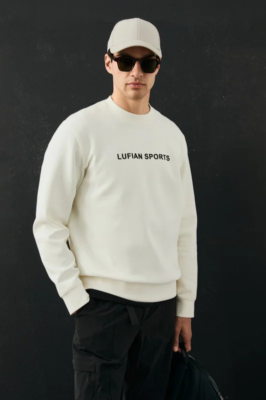 Rowan Erkek Sweatshirt Kırık Beyaz