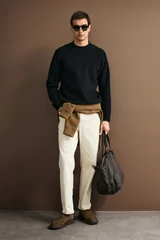Logan Erkek Sweatshirt Siyah