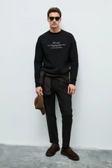 Cole Erkek Sweatshirt Siyah