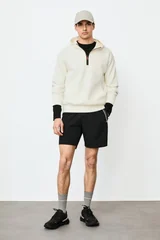 Grayson Erkek Sweatshirt Kırık Beyaz