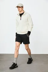 Grayson Erkek Sweatshirt Kırık Beyaz