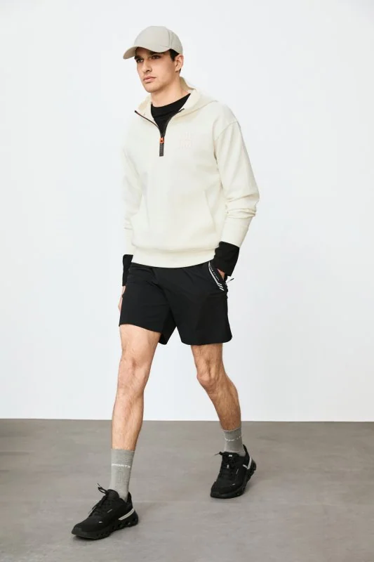 Grayson Erkek Sweatshirt Kırık Beyaz