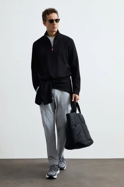 Wyatt Erkek Sweatshirt Siyah