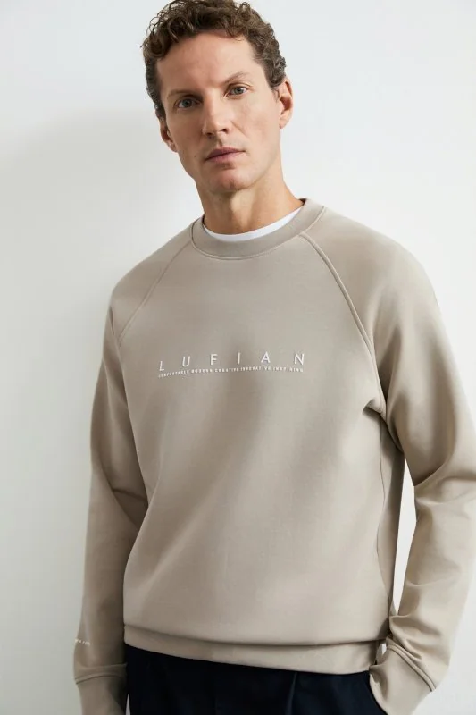Cooper Erkek Sweatshirt Bej