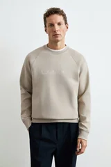 Cooper Erkek Sweatshirt Bej