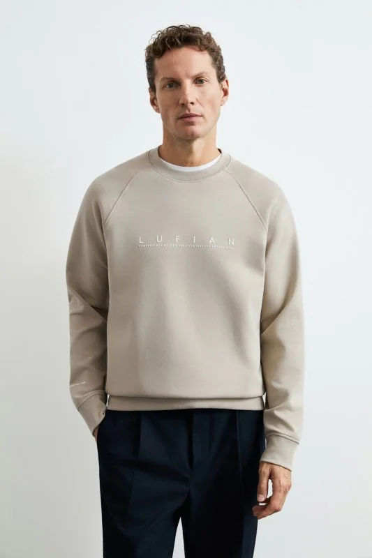 Cooper Erkek Sweatshirt Bej