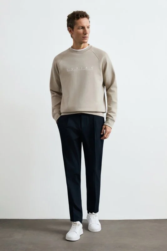 Cooper Erkek Sweatshirt Bej