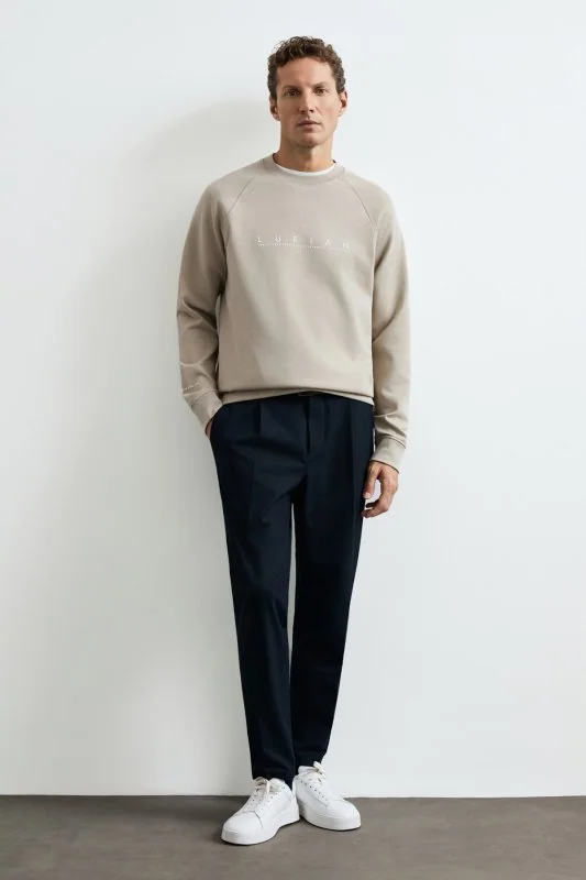 Cooper Erkek Sweatshirt Bej