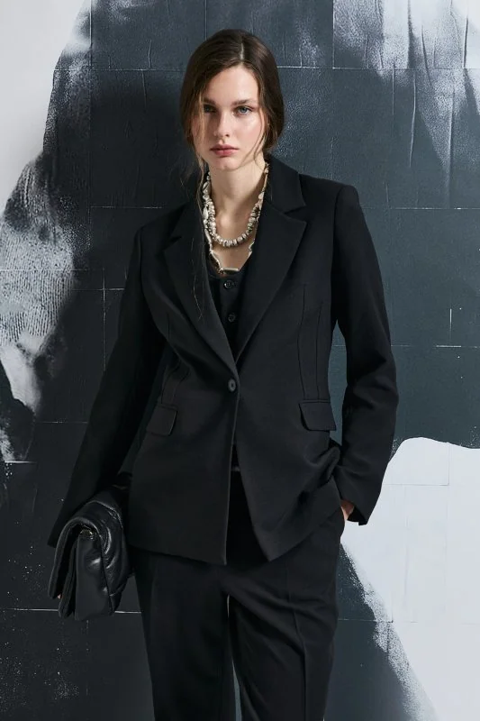 Elvıs Women's Jacket Regular Fit Black