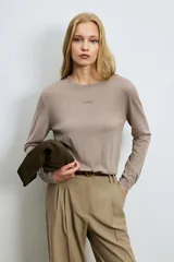 Lıa Women's Sweater Beige