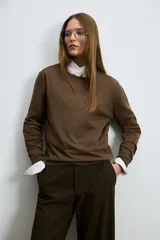 Lıa Women's Sweater Camel Hair