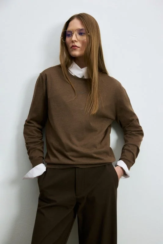 Lıa Women's Sweater Camel Hair