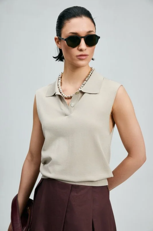 Perl Women's Sweater Beige