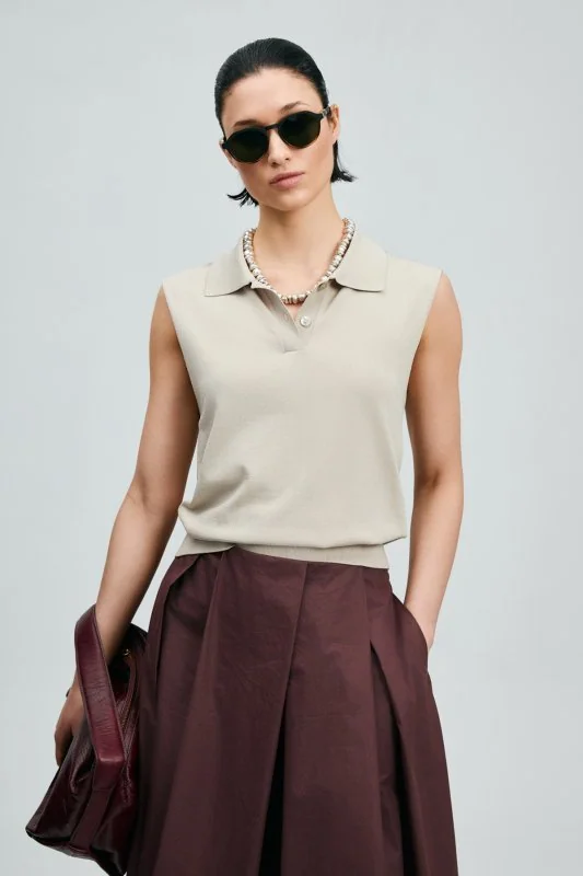 Perl Women's Sweater Beige