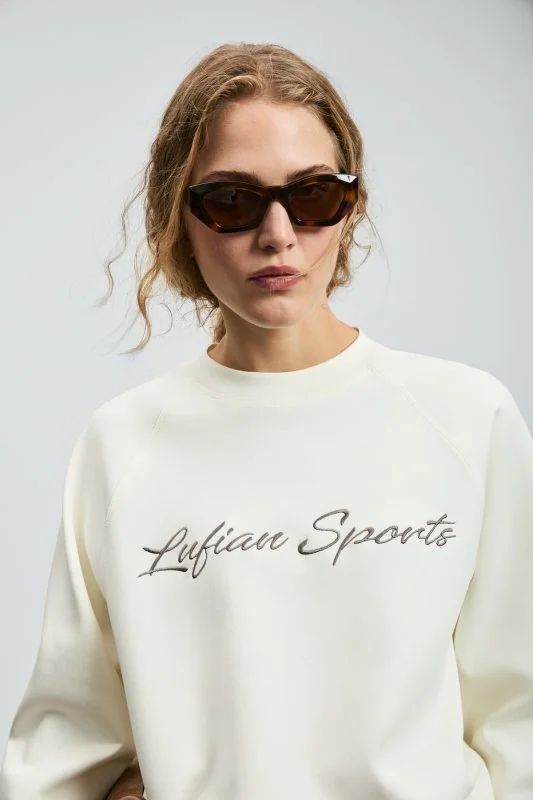 Ander Women's Knitted Sweatshirt Off White