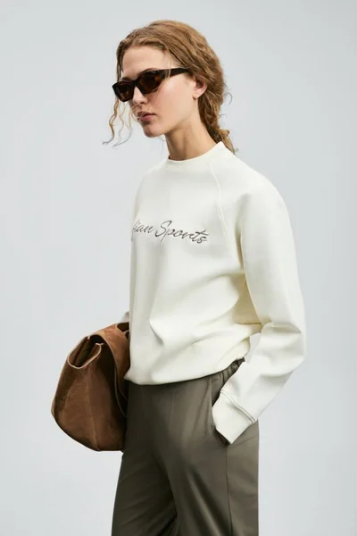 Ander Women's Knitted Sweatshirt Off White