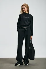 Adrıana Women's Knitted Sweatshirt Black