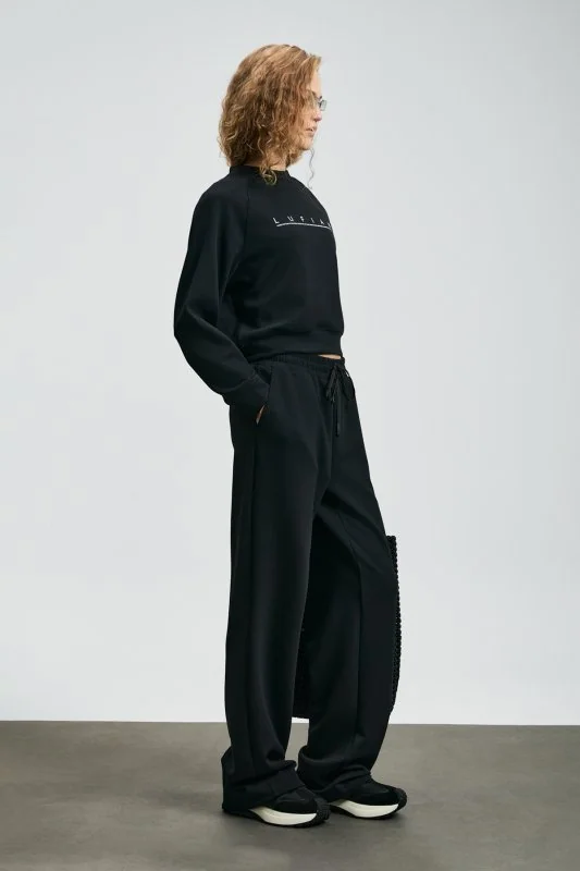 Adrıana Women's Knitted Sweatshirt Black