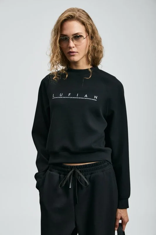 Adrıana Women's Knitted Sweatshirt Black