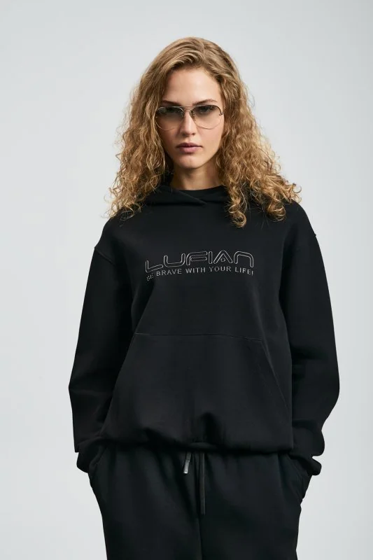 Cassa Women's Knitted Sweatshirt Black