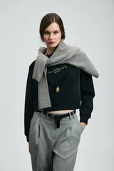 Beggy Women's Knitted Sweatshirt Black