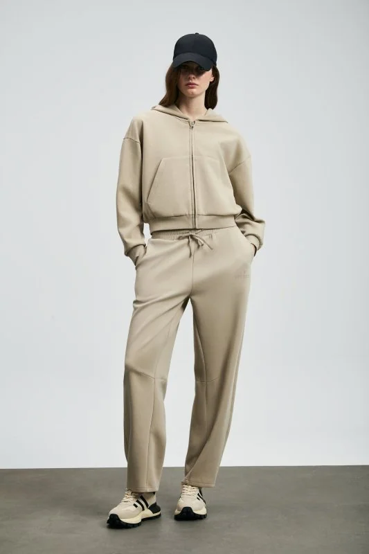 Cara Women's Knitted Sweatshirt Beige
