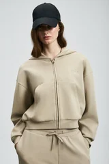 Cara Women's Knitted Sweatshirt Beige