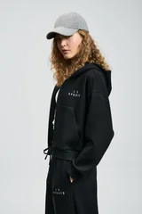 Cara Women's Knitted Sweatshirt Black