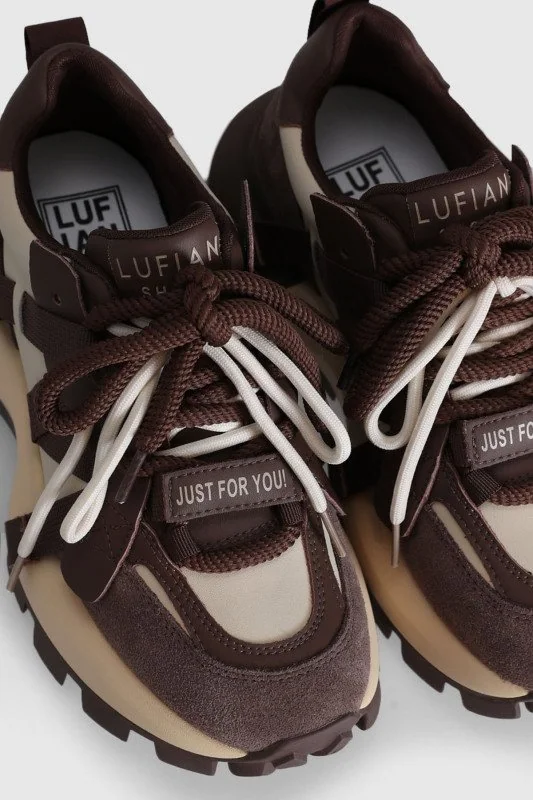 Yoko Kadın Sneaker Ayakkabı Kahverengi