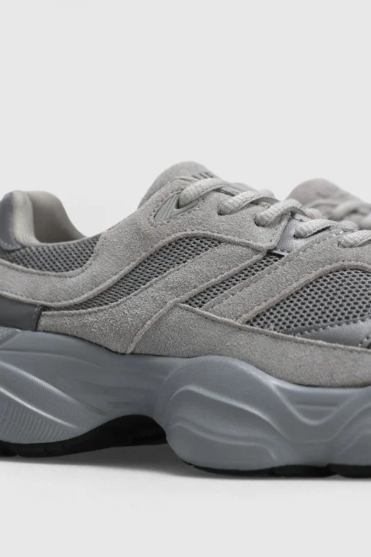 Mark Erkek Deri Sneaker Ayakkabı Gri