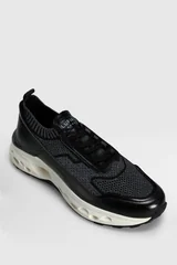 Tımothı Erkek Deri Sneaker Ayakkabı Gri