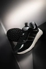 Eduard Erkek Deri Sneaker Ayakkabı Siyah